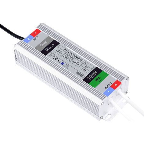 Alimentatore LED impermeabile Akyga AK-L2-100 da 100 W, 12 V, 8,3 A con commutazione interna (1/2)