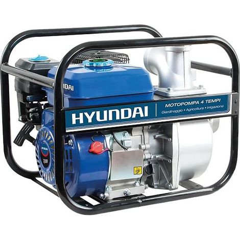 Pompe à moteur auto-amorçante Hyundai 35604 avec moteur à essence 212cc 7Hp - 10