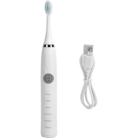 Brosse à dents électrique rechargeable pour adultes - Nettoyage sonique et blanchiment des dents (1/5)