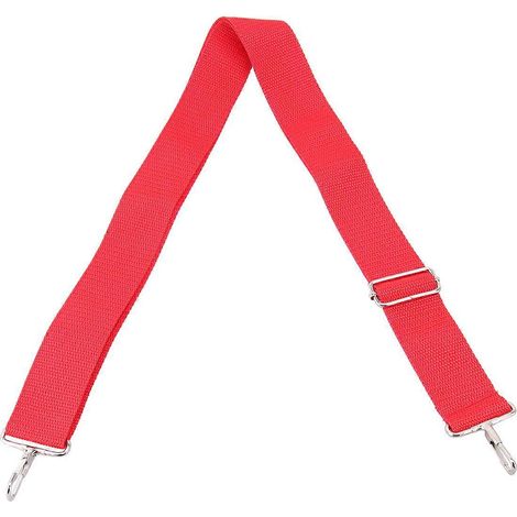 Sangle de caisse claire en nylon avec crochet métallique pour bongo, djembé, caisse claire, percussion WG02 (rouge)-144cm-Red (1/4)