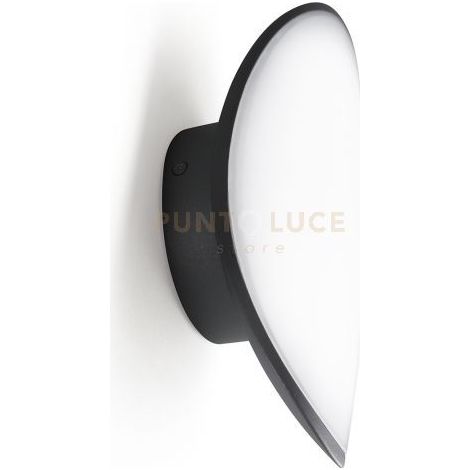GES120- APPLIQUE GRIGIO ANTRACITE LED 4000K 1200LM 13W IP65 IN ALLUMINIO