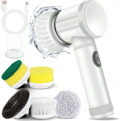 Brosse de nettoyage, épurateur Power Spin, épurateur puissant Power Cleaner, brosse de nettoyage de vitres (1 pièce) (1/5)