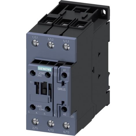 Leistungsschütz 95A 3P 230V AC 0Z 0R S3 3RT2046-1AP00 (1/2)