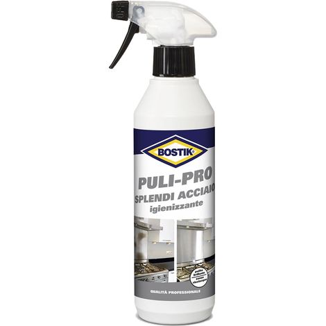 DETERGENTE PER ACCIAIO LUCIDA E PULISCI ACCIAIO BOSTIK PULI-PRO SPLENDI ACCIAIO (1/5)