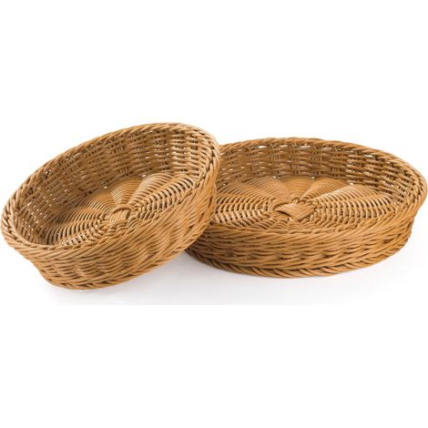 Corbeille à Pain Ronde Marron Foncé Ø 24 cm - Pujadas