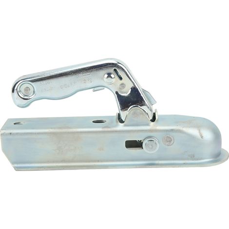 Attelage de remorque à languette droite 2 pouces, capacité 800 kg, construction en acier robuste pour caravane, bateau, camping-car (1/5)