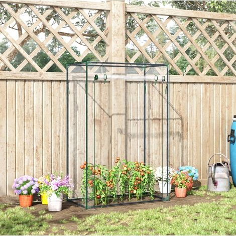 Invernadero estrecho con puerta enrollable 100x50x150 OKMYHOME