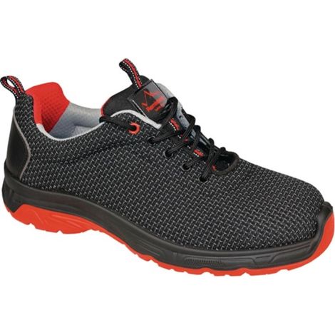 Chaussure de sécurité BILBAO Taille 38 noir-rouge S3 Tissu en maille REMISBERG (1/2)
