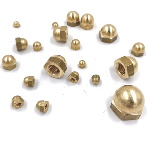 DADO CIECO OTTONE LUCIDO DIAMETRO 6 MM