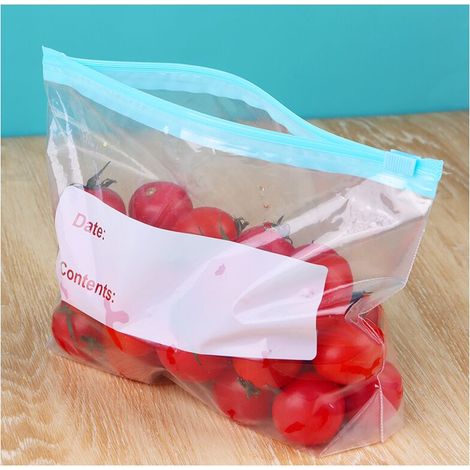 Sacs de congélation, sacs à fermeture zip, sacs réutilisables pour congeler les légumes.-AquaForge (1/5)