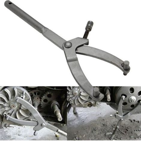 Moto Clé Volant Embrayage Poulie Pignon Titulaire Support Outil Universel Moteur
