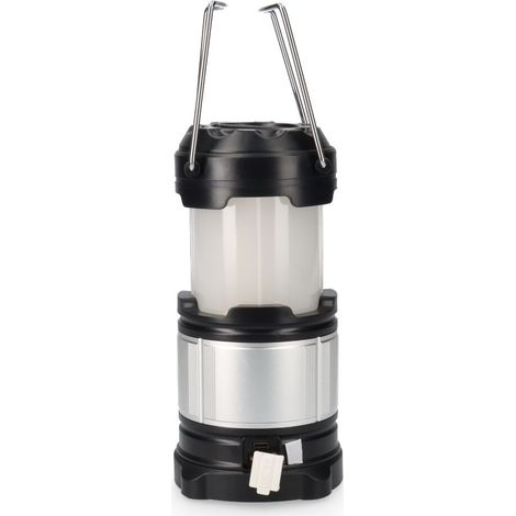 Lanterna da campeggio ricaricabile con batteria o pile, 4 posizioni di illuminazione EDM (1/3)