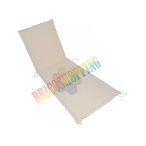 Cuscino Per Lettini Cm 194 Lettino Legno Prendisole Alluminio Giardino H 5 Cm