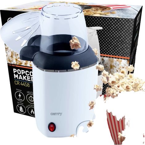 Machine à Popcorn, 1200W, Popcorn à Air Chaud, BLANC, UE (1/5)