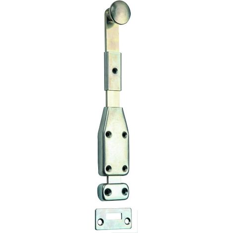 Verrou à levier zingué 80x38x12 mm avec gâche – Tige 18x4 mm – Longueur 220 mm – 280Z220 – Map Massard