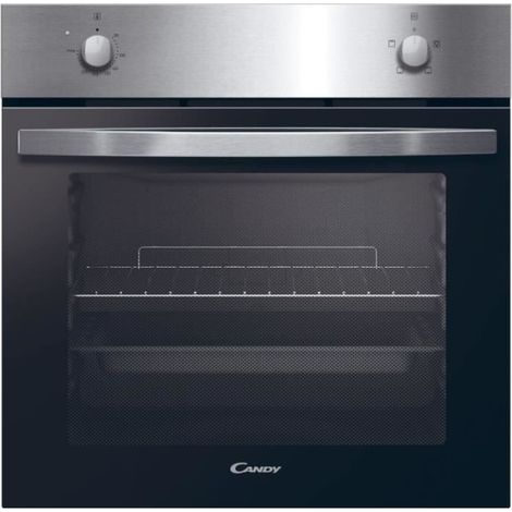Candy – Four encastrable chaleur tournante 70L – Nettoyage manuel – Classe énergétique A – Convection naturelle – Inox élégant