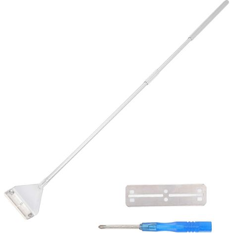 Multifunktionaler Algenreiniger für Aquarien, Algenschaber mit Griff aus Aluminiumlegierung für Fischbecken (1/5)