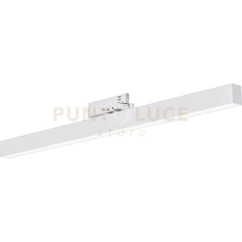 Reglette LED GFA 36W per Binario Trifase 4000K 3510lm Fascio 38° Alluminio Bianco Opaco - Gealuce