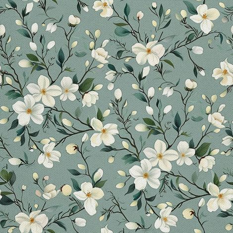 Tela decorativa para exteriores Oxford - Motivo primaveral I DX7257 (1/5)