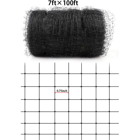 Filet de protection léger et réutilisable pour arbres fruitiers, oiseaux, cerfs, poules, canards et chiens (1/2)