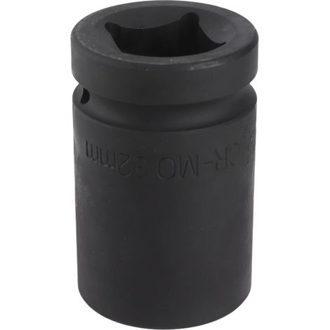 clé à douilleDouille Pneumatique de Force en Chrome-Moly 42 avec Trempe et Traitement Noir pour Clés à Impacts - 80mm (1/5)