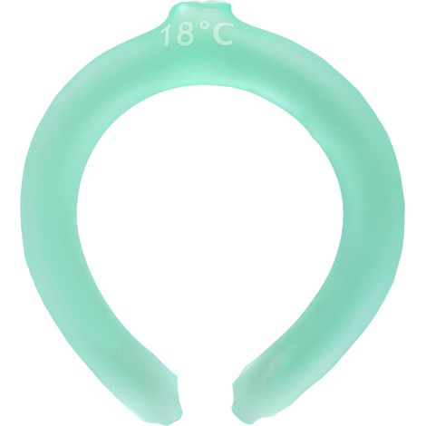 Tube Rafraîchissante pour le Cou - Bandeau Réutilisable et Respirant pour Évacuation de la Chaleur en Été - Vert (1/5)