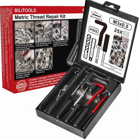 M3x0,5 Kit Réparation Filetage (1/5)