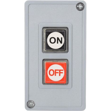 Interrupteur Bouton-Poussoir pour Portail et Porte de Garage TPB‑2 250VAC (1/5)