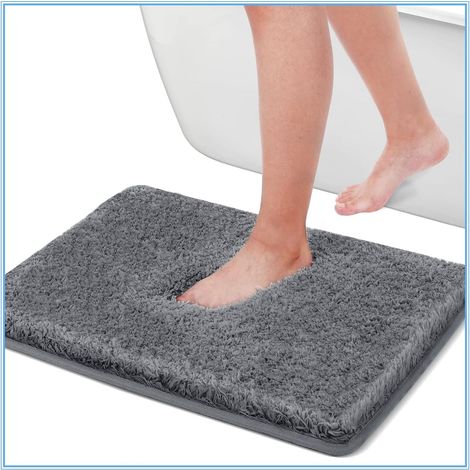 Tapis de bain ultra absorbant antidérapant avec base en caoutchouc, tapis de douche pour salle de bain et accessoires bébé (1/5)