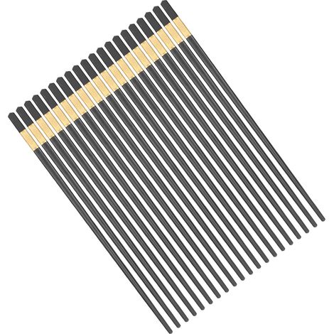 10 Paires de Baguettes Chinoises en Fibre de Verre 9,5 Pouces Réutilisables et Lavables au Lave-vaisselle (1/5)