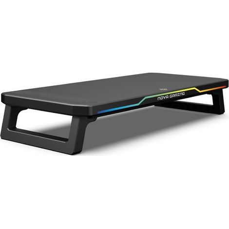 Support pour écran - NOVA GAMING - Celestium - Hub intégré - LED RGB - Noir (1/5)