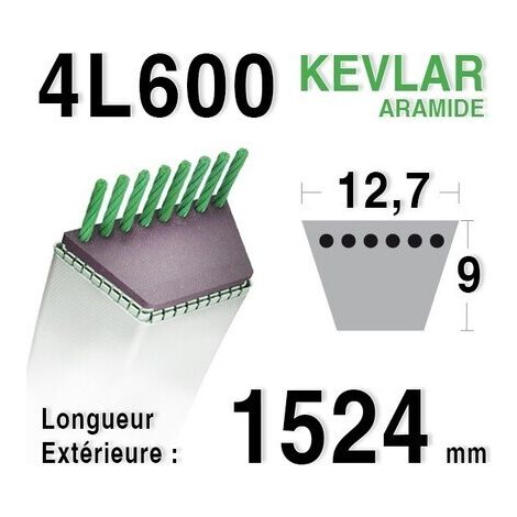 Keilriemen mähmesser autoportee MTD 754-0497 - 954-0497