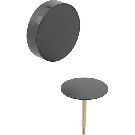 Geberit Zubehör - Montageset für Badewannen-Ablaufgarnitur, mit Drehbetätigung, d52, schwarz matt 150.300.14.1 (1/4)