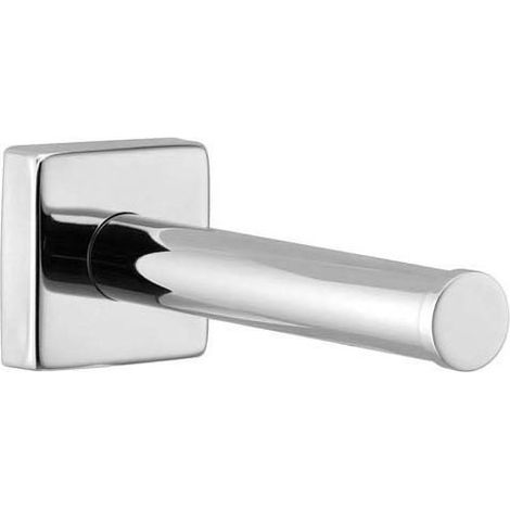 Porte rouleau papier wc - Matériau : Laiton - Platine : 50 x 50 mm - Profondeur : 135 mm - Décor : Chromé - ITAR