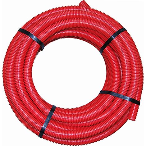 Tube PER Ø12mm 25m rouge - Boutté