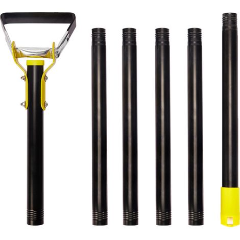 Houe à étrier manuelle en acier inoxydable pour désherber, râteau à gazon, outils agricoles pour la ferme et le jardin (1/5)