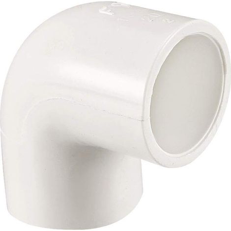 Lot de 10 raccords de tuyau en PVC de 20 mm, connecteurs coudés coulissants à 90 degrés, raccords de connexion d'angle de tuyau d'eau, joints coudés à douille coulissante pour systèmes de (1/5)
