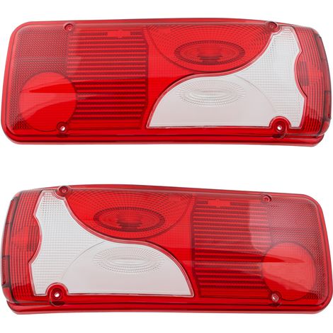 Juego de 2 cubiertas para luces traseras izquierda y derecha para MAN TGA TGL TGM TGS TGX 2000 (1/5)