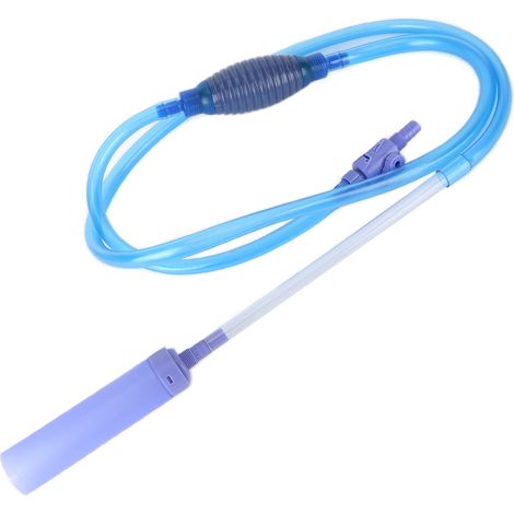 Filtre à eau manuel pour aquarium : extracteur de boues et de déjections, changeur d'eau, siphon. (1/5)