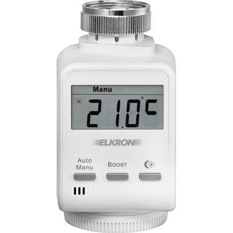 VT600 - Válvula termostática alimentada por batería con pantalla. Pilas incluidas.