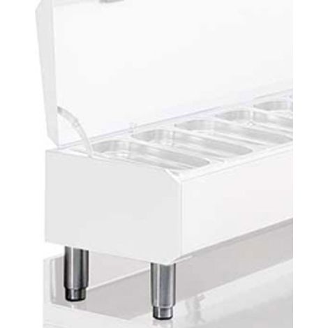 Kit de 4 pieds réglables inox pour structures GN 1/3 - Diamond