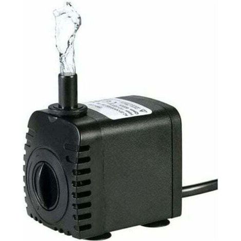Pompe Eau Submersible, 600L/H 8W Pompe Eau Aquarium Ultra-silencieux avec 4 Pieds de Ventouses pour Fontaines Fish Tank Hydroponic Systems avec 2 bus (1/4)