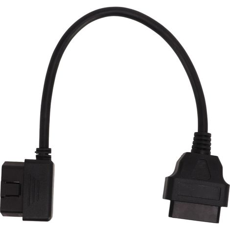 Jeffergarden Cble adaptateur OBD2, connexion Flexible et Stable, cble d'extension mle à femelle 16 broches pour voiture-DOU