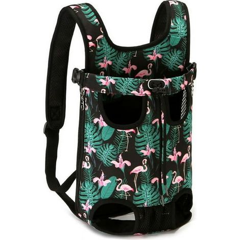 Sac à dos de transport pour chien, sac à dos pour chien, sac à dos abdominal pour chat, petit chien, chien moyen, grand chien, randonnée, voyage, 8-13 kg, bleu, taille S (1/2)