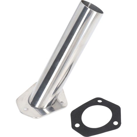 Support de canne à pêche en acier inoxydable 9 pouces, montage encastré angle 30 degrés, pour bateau, yacht et marine (1/5)
