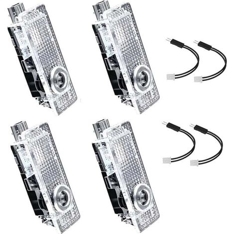 Car Door Projector Lights, LED Logo Light, 4pcs Welcome Light, Compatible with Series 3/5/6/7/X1/X2/X3/X4/X5/X6/X7/Z/M/GT MUMU (1/4)