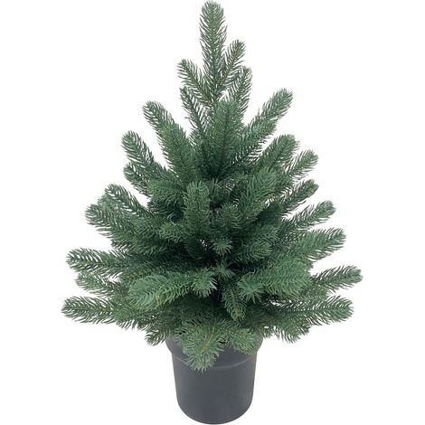 Baum MagicHome Weihnachten 60 cm, Durchmesser 41 cm mit Blumentopf