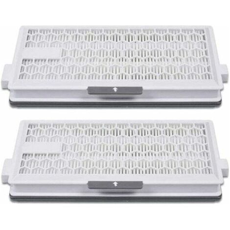 2er-Pack Airclean HEPA-Filter für Miele Complete C3 Powerline S8340 Staubsauger – Air Clean SF-HA 50 für Complete C2 C3 Compact C1 C2 – 2er-Pack Staubsauger-Ersatzteile