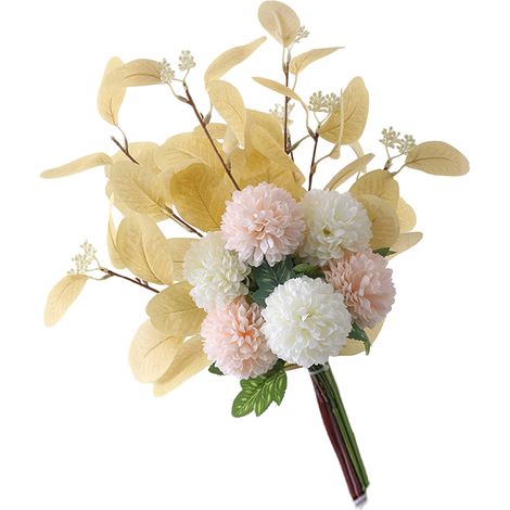 Plantes artificielles, compositions florales artificielles, décoration de table familiale, décorations florales pour réceptions, blanc champagne-AquaForge (1/5)