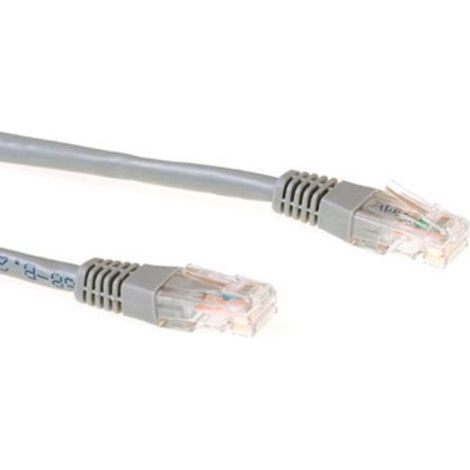 Ewent - Cable Réseau U/utp - Cat6 - Connecteur 8p8c Vers Connecteur 8p8c / Cuivre /  / Gris / 1 M / M-m (1/2)
